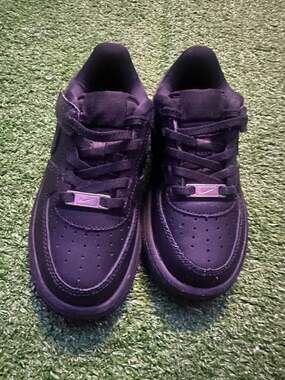 Nike Force 1 Low LV8 EasyOn Toddler Shoes Black  FN0237-001